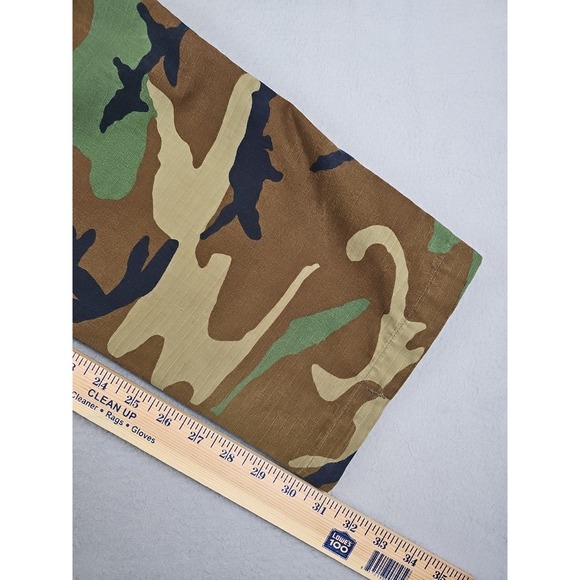 Combat Trousers Camo Woodland Men's Size 32x31 Ripstop Military SPM1C1-09-F009 - Picture 7 of 7